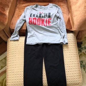 Under Armor Boys shirt and pants set